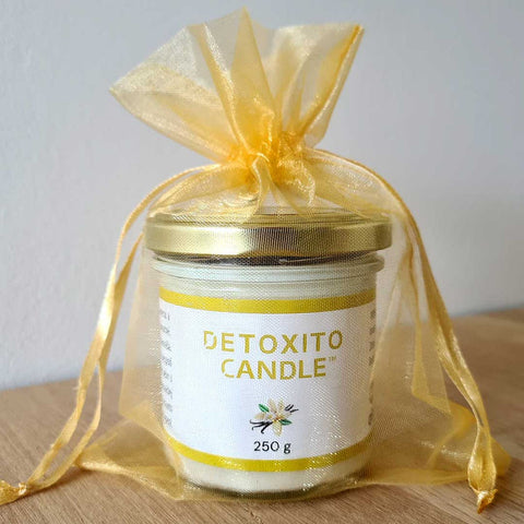 Vonná svíčka DETOXITO CANDLE™️ (Levandule, Citronová tráva, Vanilka)