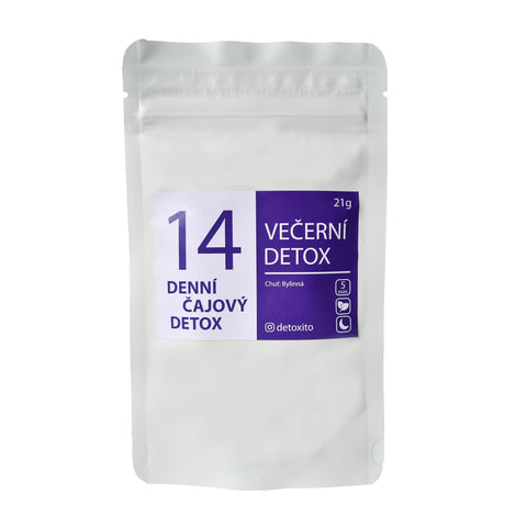 Večerní Detoxikační čaj (14 denní, 100% přírodní detox)